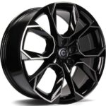 Statusfälgar Beast Black Front Polished 6.5x16 jako: 5x112 et: 43