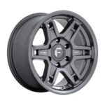 Statusfälgar D838 SLAYER MATTE GUNMETAL 8.5x18 jako: 6x135 et: 1
