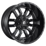 Statusfälgar FC596 MATTE BLACK GLOSS BLACK LIP 9x20 jako: 8x180 et: 20