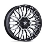 Statusfälgar M50 CLUBBER GLOSS BLACK MACHINED 7x24 jako: 4x137/156 et: 0