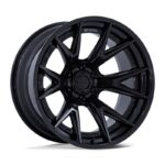 Statusfälgar FC402 CATALYST MATTE BLACK W/ GLOSS BLACK LIP 10x22 jako: 8x180 et: -18