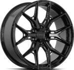 VOSSEN HF6.4 Gloss Black 12x22 jako: 6x135 et: -44