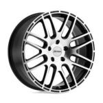 Statusfälgar P6A GLOSS BLACK W/ MACHINED CUT FACE 7.5x17 jako: 5x112 et: 32