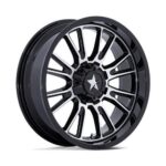 Statusfälgar M51 THUNDERLIPS GLOSS BLACK MACHINED 7x20 jako: 5x114,3 et: 0