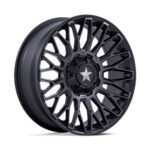 Statusfälgar M50 CLUBBER MATTE BLACK DDT 7x15 jako: 5x114,3 et: 10