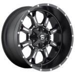 Statusfälgar FC517 MATTE BLACK MILLED 9x17 jako: 5x114,3/127 et: -12