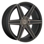 Statusfälgar NC236 MATTE MACHINED DOUBLE DARK TINT 10x24 jako: 5x139,7 et: 25