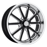 Statusfälgar UC117 GLOSS BLACK MILLED 9.5x18 jako: 5x127 et: 1
