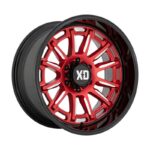 Statusfälgar XD865 PHOENIX CANDY RED MILLED W/ BLACK LIP 10x20 jako: 6x135 et: -18