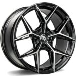 Statusfälgar SCF-B Black Front Polished 8.5x19 jako: 5x112 et: 35