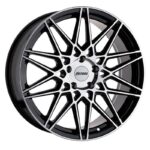 Statusfälgar P3C GLOSS BLACK W/ MACHINED FACE 8x17 jako: 5x110 et: 40
