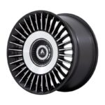 Statusfälgar ABL-40 TIARA SATIN BLACK BRIGHT MACH FACE 9x20 jako: 5x112/120 et: 27