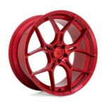 Statusfälgar ABL-37 MONARCH CANDY RED 9x22 jako: 5x115 et: 15