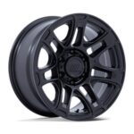Statusfälgar PA204 ROUGHNECK MATTE BLACK 8x17 jako: 6x120 et: 20