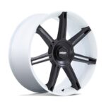 Statusfälgar FRA GLOSS WHITE W/ M-BLACK SPOKES 10x22 jako: 5x130 et: 56