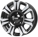 CMS CMS C31 Diamond Black Gloss ERÄ 6.5x16 jako: 5x120 et: 60