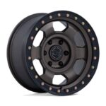 Statusfälgar BR029 TROOPER BURNT BRONZE W/ MATTE BLACK LIP 8.5x17 jako: 5x127 et: -10