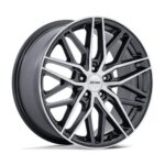 Statusfälgar PE004 P3E GLOSS GUNMETAL W/ BRUSHED MACHINED FACE 8.5x20 jako: 5x112 et: 40