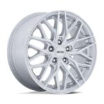 Statusfälgar PE004 P3E MACHINED BRUSHED GLOSS SILVER 8x18 jako: 5x120 et: 40