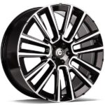 Statusfälgar Knockout Black Front Polished 9x21 jako: 5x108 et: 38