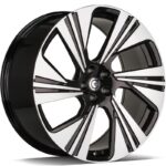 Statusfälgar Imperial Black Front Polished 9.5x21 jako: 5x112 et: 25