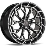 Statusfälgar SCF-Z Black Front Polished 8x18 jako: 5x108 et: 40