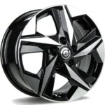 Statusfälgar Kioto Black Front Polished 6.5x16 jako: 5x114,3 et: 40