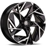 Statusfälgar Vulcano Black Front Polished 7x17 jako: 5x114,3 et: 35