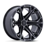 Statusfälgar FC886 HAMMERHEAD GLOSS BLACK DARK TINTED CLEAR 10x22 jako: 6x139,7 et: -18