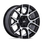 Statusfälgar MO813 MASON GLOSS BLACK W/ MACHINED FACE 8.5x17 jako: 6x139,7 et: 0
