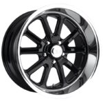 Statusfälgar UC121 GLOSS BLACK 9.5x18 jako: 5x114,3 et: 1
