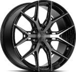 VOSSEN HF6.4 Tinted Gloss Black 12x22 jako: 6x139,7 et: -44