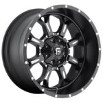 Statusfälgar D517 KRANK MATTE BLACK MILLED 9x17 jako: 5x127/135 et: 1