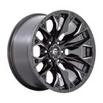 Statusfälgar D803 FLAME GLOSS BLACK MILLED 10x22 jako: 6x139,7 et: -18