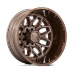 Statusfälgar D876 FLUX DUALLY PLATINUM BRONZE 8.25x22 jako: 8x210 et: -246