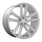 Statusfälgar S257 FLEX GLOSS SILVER BRUSHED FACE 9.5x22 jako: 6x139,7 et: 25