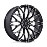 Statusfälgar AB050 MOGUL 6 GLOSS BLACK W/ MACHINED FACE 9.5x22 jako: 6x135 et: 25