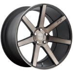 Statusfälgar NC150 MATTE BLACK MACHINED 8.5x19 jako: 5x112 et: 42