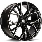Statusfälgar Fast Black Front Polished 8x19 jako: 5x112 et: 25