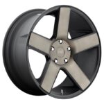 Statusfälgar DC116 MATTE BLACK DOUBLE DARK TINT 8.5x22 jako: 5x114,3 et: 38