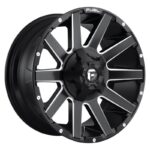 Statusfälgar FC616 MATTE BLACK MILLED 12x22 jako: 6x135/139,7 et: -43