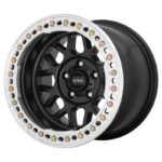 Statusfälgar KM235 GRENADE CRAWL SATIN BLACK 8.5x17 jako: 6x165,1 et: 0