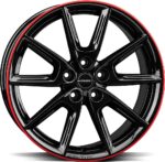 BORBET LX19 Black Glossy Rim Red 8x19 jako:5x108 et:50