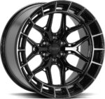 VOSSEN HFX1 Tinted Gloss Black 8.5x17 jako: 6x130 et: 35