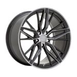 Statusfälgar ZURICH GLOSS BLACK W/ MACHINED GLOSS DARK TINT 9x20 jako: 5x120 et: 20