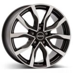 Alcar Standard MAK Highlands Black Mirror 9x19 jako: 5x120 et: 53