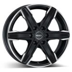 Alcar Standard MAK King 6 Semi Ice Black 8.5x20 jako: 6x130 et: 55