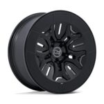 Statusfälgar BR406 ROCKLEDGE MATTE BLACK 8.5x20 jako: 5x139,7 et: 35