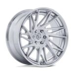 Statusfälgar FC405 DYNAMO GLOSS SILVER W/ CHROME LIP & BRUSHED 10x20 jako: 6x139,7 et: -18