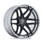 Statusfälgar FC408 FLIGHT GLOSS GUNMETAL W/ CHROME LIP 10x20 jako: 6x139,7 et: -18